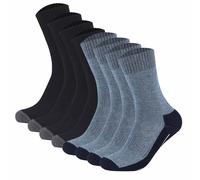 CAMANO Camano Unisex Socken - Pro Tex Function, einfarbig, 8er Pack (TB_9200-8P) 43-46 Schwarz/Blau