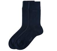 Camano Socken Soft Unisex – 2er-Pack, verstärkte Zehen und Fersen – Marineblau 39/42