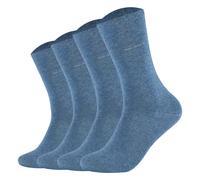 Camano Unisex Online ca-Soft 4er Pack Socken, Denim Melange, 35/38