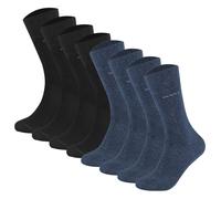 Camano Unisex Socken - Soft Socks, einfarbig, 8er Pack 39-42 Mehrfarbig