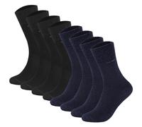 Camano Unisex Socken - Soft Socks, einfarbig, 8er Pack 39-42 Mehrfarbig