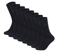 Camano Unisex Socken - Soft Socks, einfarbig, 8er Pack Marine 43-46