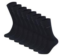 Camano Unisex Socken - Soft Socks, einfarbig, 8er Pack Marine 39-42