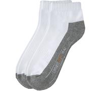 Camano Unisex-Sport-Kurzsocken 2 Paar 35 - 38 weiß