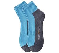 Camano Unisex-Sport-Kurzsocken 2 Paar blau 39 - 42
