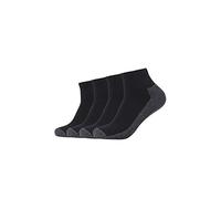 Camano Unisex Sport Quarter 4er Pack, Größe:43-46, Farbe:Black (0005)