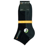 Camano unisex Sport Quarter ohne Gummidruck 6er Pack, Größe:43-46;Farbe:Black (05)