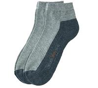 2er Pack camano Pro Tex Funktions Quarter Socken 0010 - grey 43-46