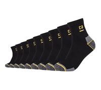 Camano Unisex-Work-Kurzsocken 9 Paar 43 - 46 schwarz