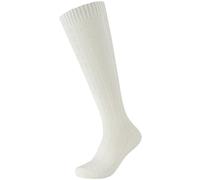 camano Socken aus Baumwoll-Woll-Mix in Offwhite Melange, Größe 39-42