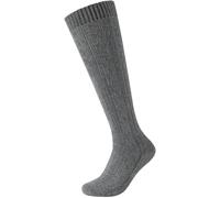Kniestrümpfe CAMANO "Trachtensocken 1er Pack" Gr. 39/42, grau (dark grey melange) Herren Socken (25472254-39) dark grey melange