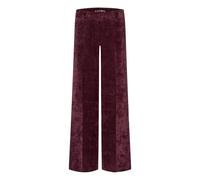 Cambio Straight-Fit Hose Amelie aus Cord in Dunkelrot, Größe 34/32
