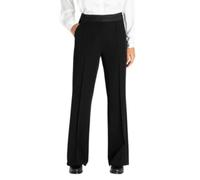 Cambio Stoffhose AVA Wide Leg mit Bundfalte Schwarz Größe 34/32