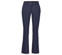 Cambio Flared Stoffhose in verkürzter Passform Modell 'FARAH' in Marine, Größe 44