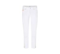 Cambio Damen Jeans PIPER SHORT, weiss, Gr. 40/27