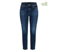 Cambio Damen Jeans "Piper" Slim Fit verkürzt, blue, Gr. 32/27