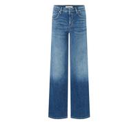 Cambio Slim Fit Jeans mit verkürztem Schnitt Modell 'PIPER' in Offwhite, Größe 44