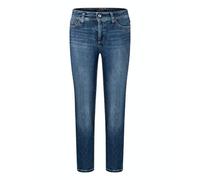 Cambio Damen Leggings uni(sophistica), Größe 4227, Blau, Skinny, Niedrige Taille, Fünf Taschen