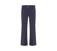 Cambio Damen Stoffhose Flared Fit, marine, Gr. 38/29