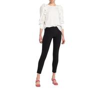 Cambio Damen Straight Leg Hose Ros 6111, Einfarbig, Gr. 44 (Herstellergröße: 44/29), Schwarz (Black 099)