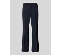 Cambio Flared Fit Stoffhose mit Viskose-Anteil Modell 'Farah' in Marine, Größe 42