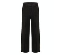 Cambio Regular Fit Leinenhose mit Bügelfalten Modell 'CALIFORNIA' in Black, Größe 44