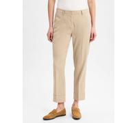 Cambio Hose mit Leinen-Anteil Damen weiß, 42