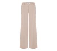 Cambio Hose aus Leinen-Mix mit Bügelfalten Modell 'MIRA' in Beige, Größe 38