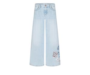 CAMBIO - Palazzo cropped cross superbleached - Gr. - 30