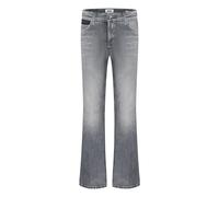 Cambio Flared Jeans mit 5-Pocket-Design Modell 'PARIS' in Hellgrau Melange, Größe 42