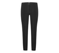 Cambio Damen Hose Ros 6111 Straight Leg Einfarbig Schwarz (Black 099) Gr. 34 (34/29)