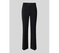 CAMBIO Slim Fit Schmale Hose mit aufgesetzten Taschen Modell 'FARAH' in Black, Größe 38