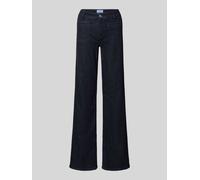 CAMBIO Straight Fit Jeans aus Baumwoll-Mix Modell 'TESS' in Dunkelblau, Größe 42