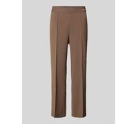 Cambio Straight Fit Stoffhose mit Ziernaht Modell 'Cameron' in Hazel, Größe 44