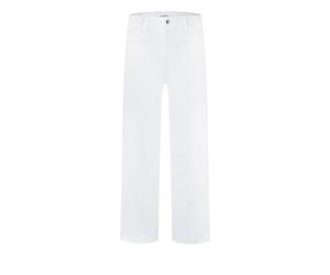 CAMBIO - Tess pocket cropped modern white fringed - Gr. - 28