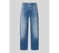 Cambio Wide Fit Jeans mit Eingrifftaschen Modell 'Elin' in Jeansblau, Größe 38