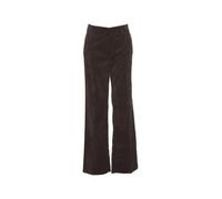 Cambio - Wide-Leg Corduroy Trousers With High Waist And Fla - Größe 34 - schwarz