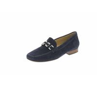 Sioux Cambria Weite-F Damen Mokassin in Blau, Größe 8