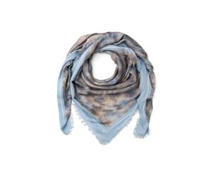 camel active 307400-8V40 | gemusterter, quadratischer Damenschal mit weicher Haptik 120x120 cm