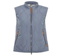 camel active Damen Kurze Steppweste aus recyceltem Polyester Blau womenswear-46
