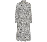 camel active Hemdblusenkleid mit Kordel Schwarz/Weiß (Größe: S) 36 schwarz