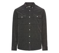 camel active Herren Langarmhemd mit aufgesetzten Taschen Schwarz, Menswear-L