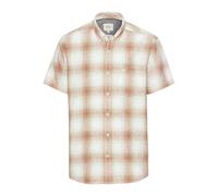 Camel Active - Kariertes Kurzarmhemd aus reiner Baumwolle sunfaded red - Gr. - 4XL