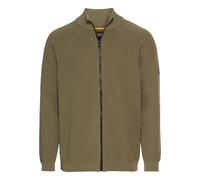 camel active Herren Strickjacke aus atmungsaktivem Polyester Dunkelgrün, Menswear-M