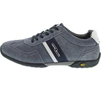 camel active Herren Low-Top Sneaker, Männer Halbschuhe,Wechselfußbett,schnürschuhe,schnürer,Business,Freizeit,hellblau/Weiss,44 EU