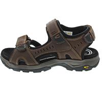 Trekkingsandale CAMEL ACTIVE, Herren, Gr. 47, cafe, Leder, Basic, Schuhe, Klettschuh, Sommerschuh, Outdoorschuh mit Logoschriftzug (90354512-47) cafe