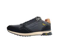 camel active Herren Alley Schnürboot aus echtem Leder Schwarz-Cognac menswear-44