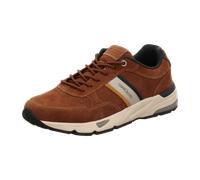 camel active Herren Low-Top Sneaker, Männer Halbschuhe,Wechselfußbett,Freizeitschuhe,Turnschuhe,Laufschuhe,schnürer,Cognac/blau,43 EU