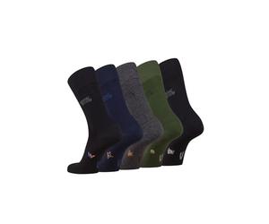 camel active 5er Sockenbox für Herren - Bequeme und strapazierfähige Baumwollmischung - Ideal für den täglichen Gebrauch und als Geschenk - 43-46