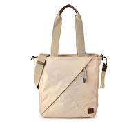Shopper CAMEL ACTIVE "Aurum", Damen, Gr. B/H/T: 39cm x 34cm x 12cm, beige, Taschen Shopper, aus recyceltem Polyester in Nylonstruktur, leicht & mit feinen Details (11461766-0) beige